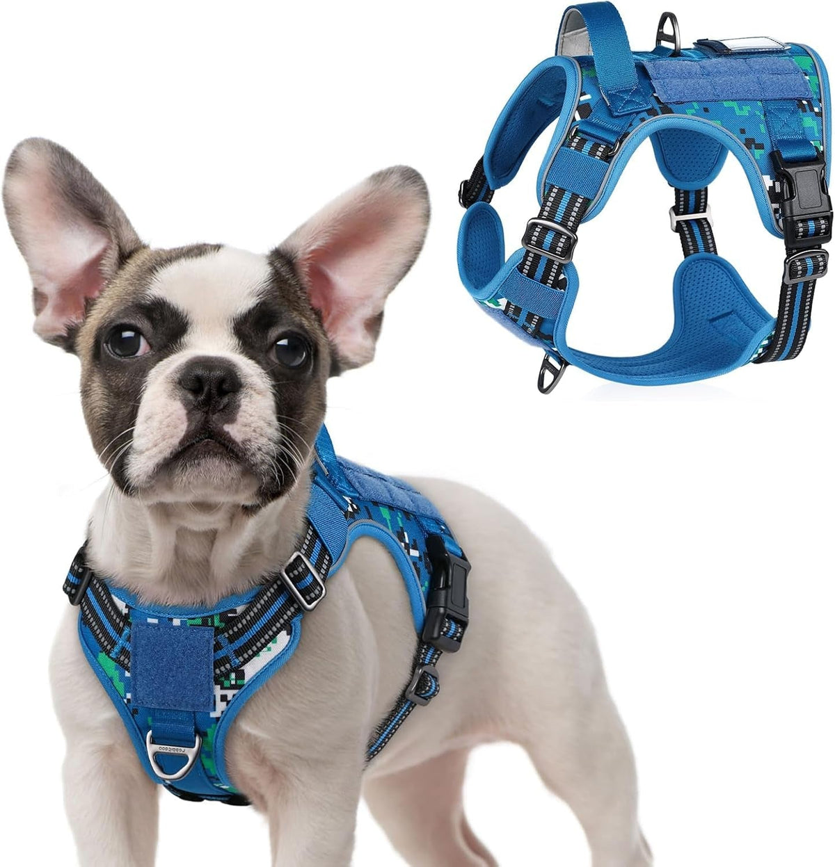 Adjustable MOLLE Harness Vest – Large Breeds, No-Pull