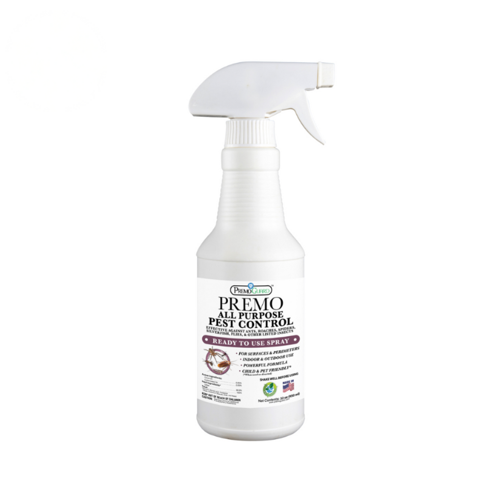 All Purpose Pest Control Spray - 32 oz | Plant Based Natural Non-Toxic | Premo Guard (C)
