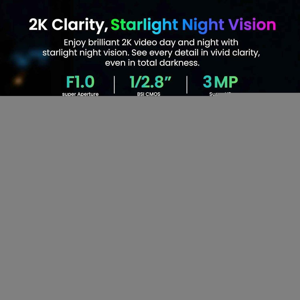 2K Aquarium & Terrarium Camera – Night Vision, 3MP