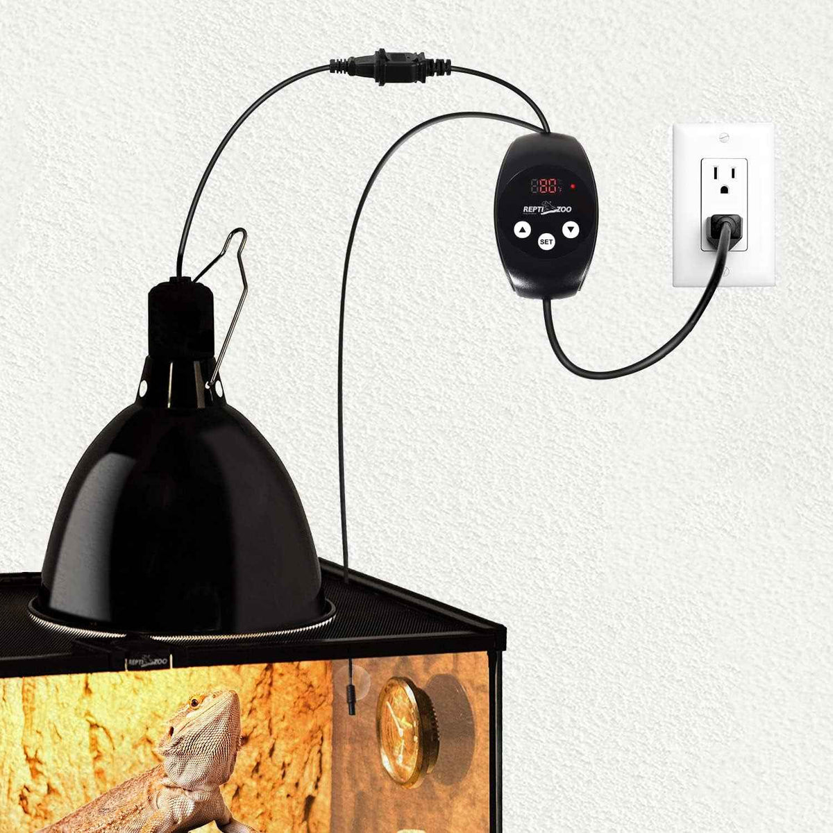 Reptile Thermostat PID Dimming Controller 300W Heat Lamp