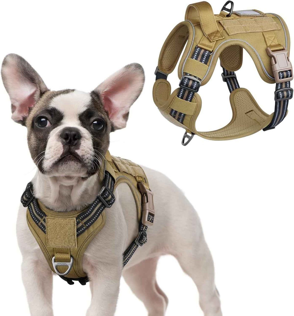 Adjustable MOLLE Harness Vest – Large Breeds, No-Pull