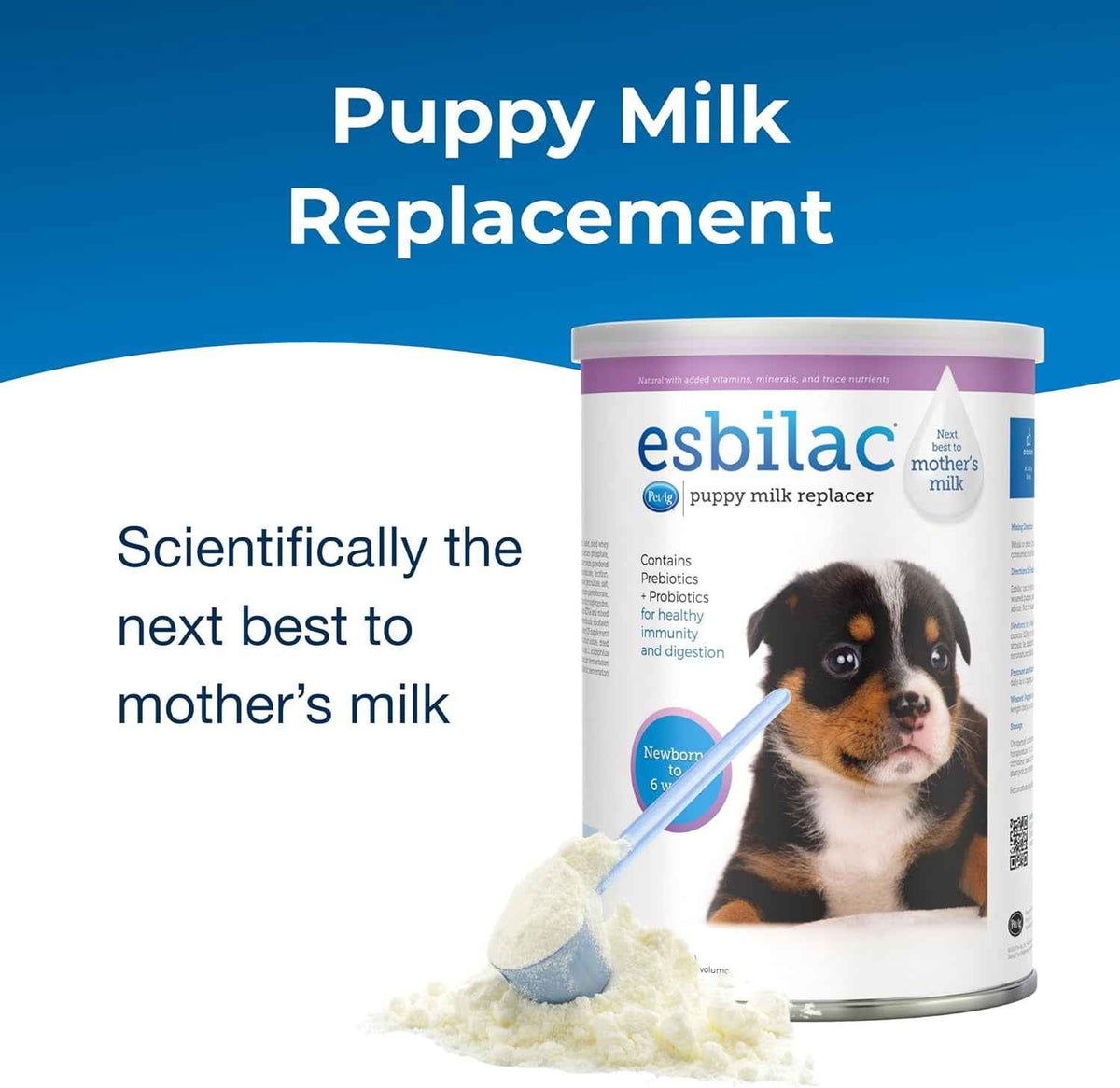 Esbilac Puppy Milk Replacer Powder 12oz – Prebiotics