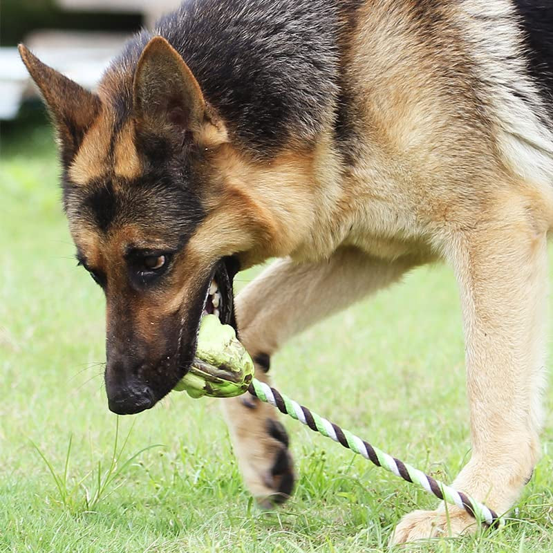 Ball Knot Dog Toys, Interactive Puppy Toys For Tug-of-war, Eco-friendly Cotton Rope Toys, Medium And Small-sized Dog Breeds, Not Suitable For Dogs With Strong Aggressive Chewing