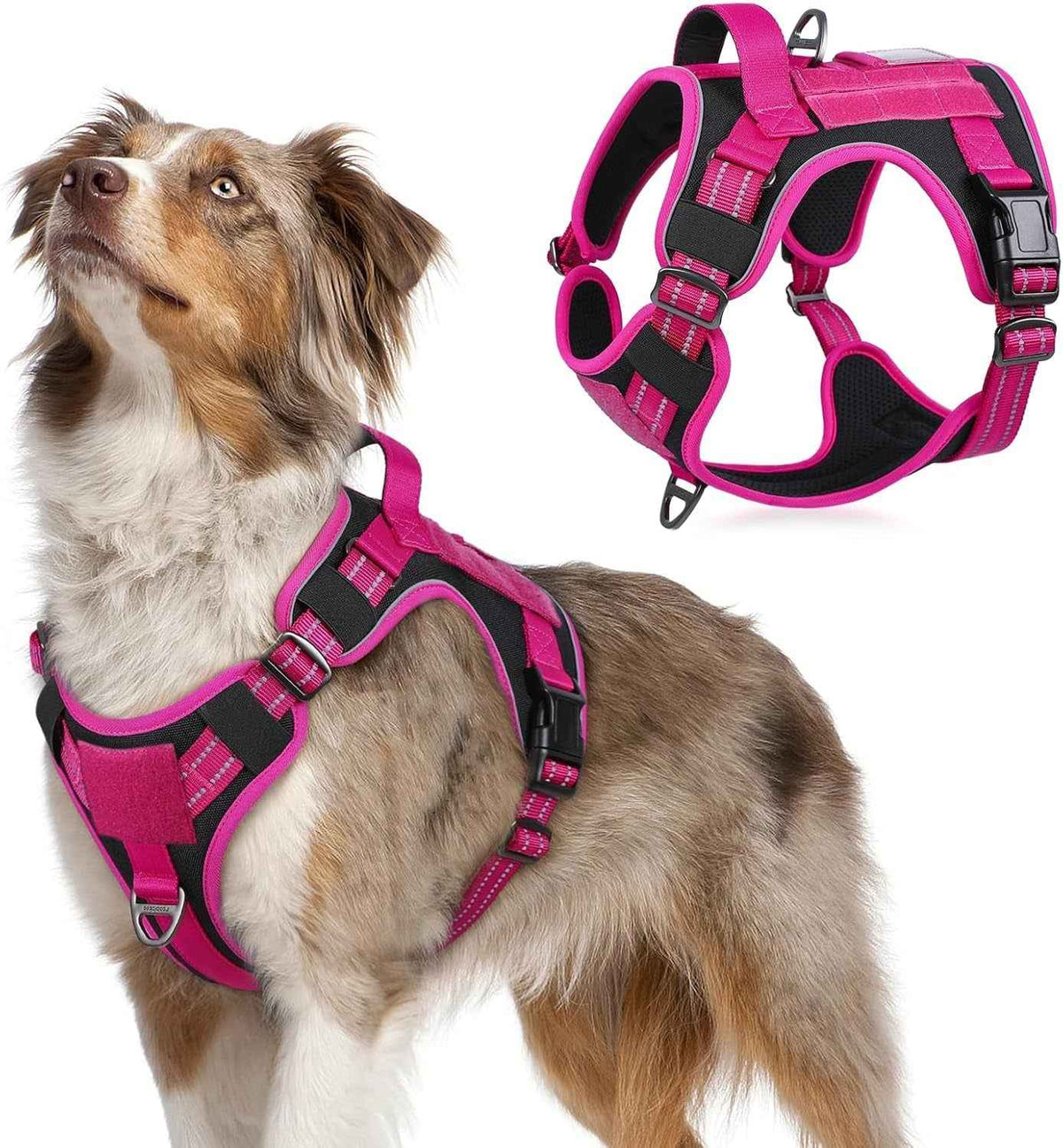 Adjustable MOLLE Harness Vest – Large Breeds, No-Pull