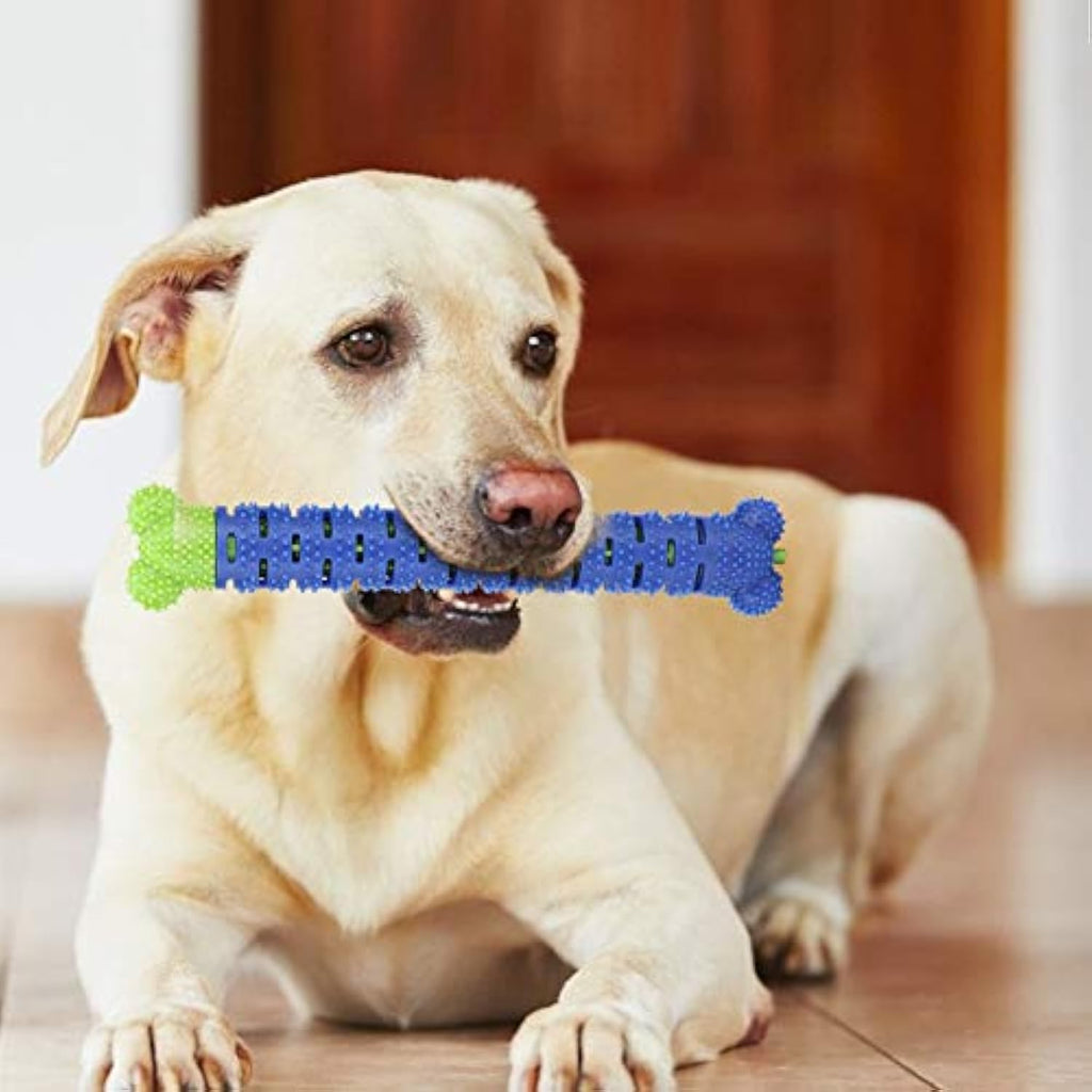 Blue Green Pet Molar Tooth Cleaner Brushing Stick Cleaning Supplies Toothbrush Toys For DogsDog Cleaning