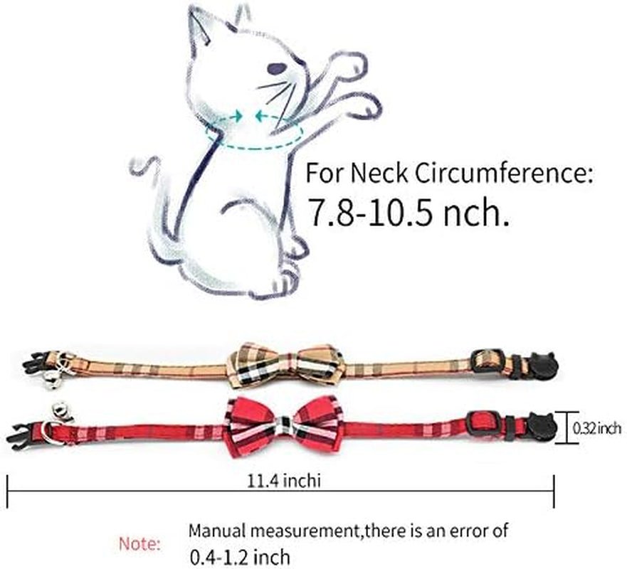 2 Pack Cat Collar Breakaway for kitty and dogs