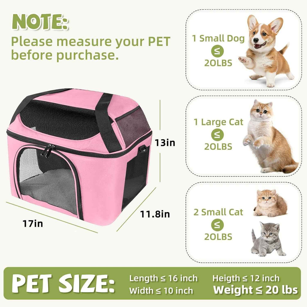Airline Approved Cat Carrier Backpack for Pets up to 20Lbs