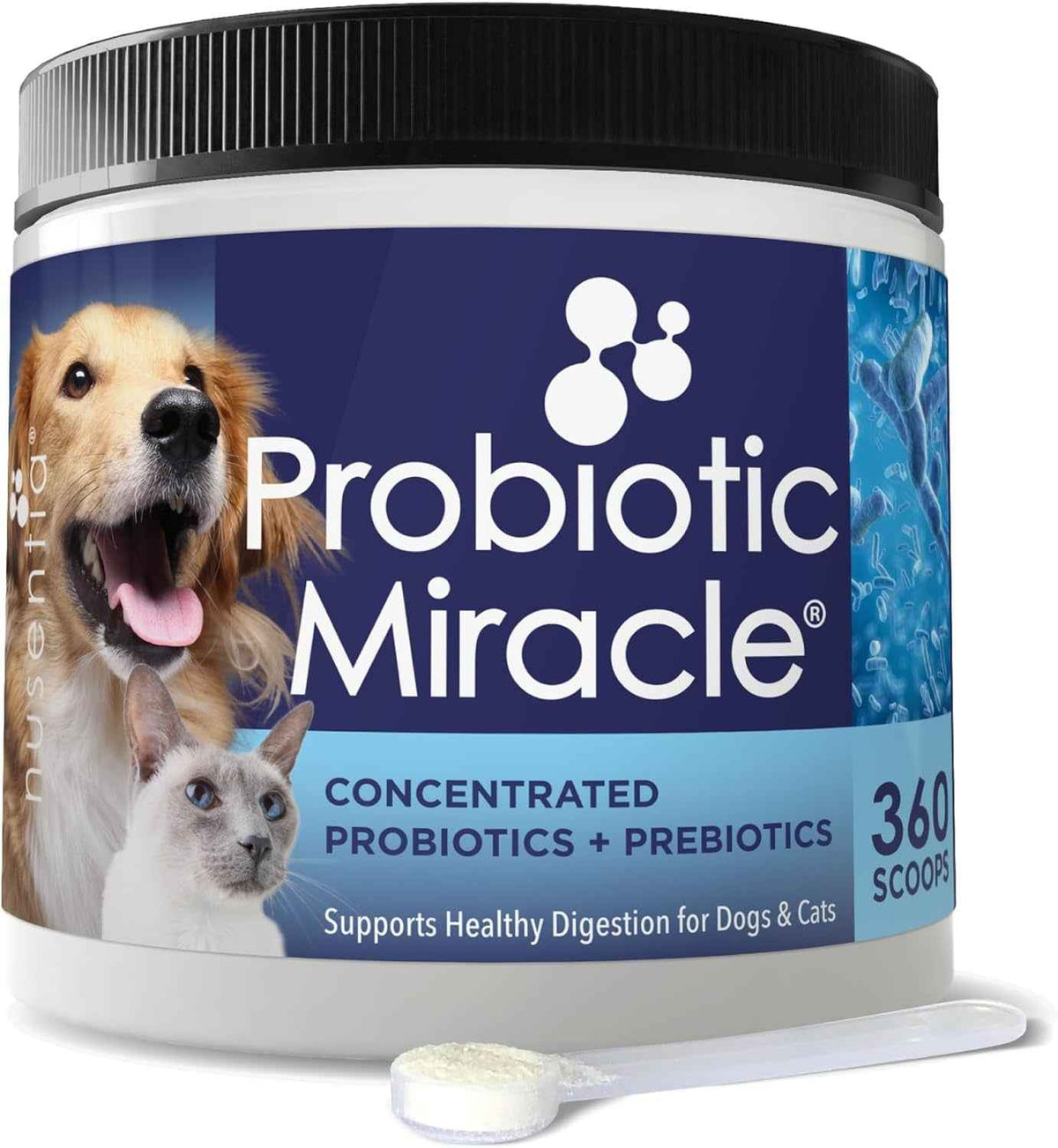 Dog Probiotics Powder 360 Scoops Digestive & Immune Support
