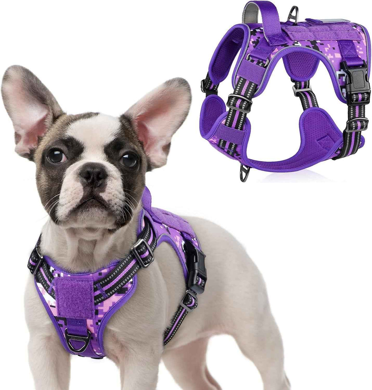 Adjustable MOLLE Harness Vest – Large Breeds, No-Pull