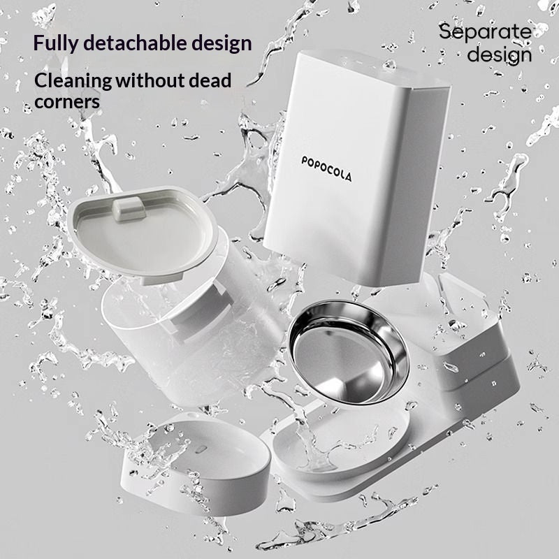Wireless Thermostatic Cat Water Dispenser With 2-in-1 Drinking Feature