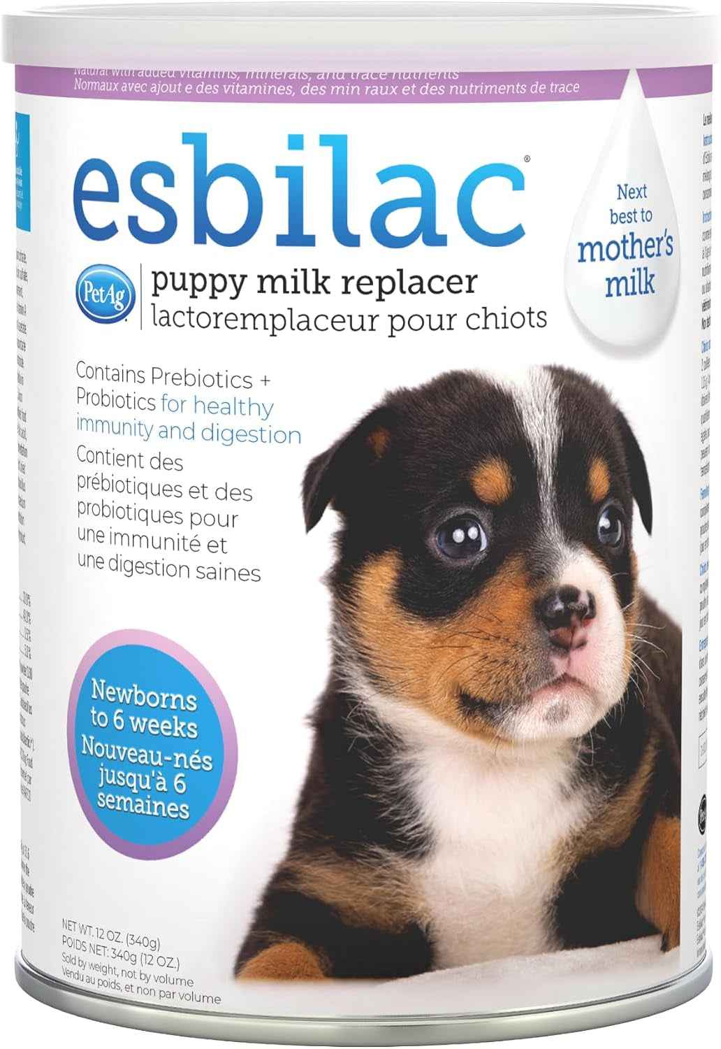 Esbilac Puppy Milk Replacer Powder 12oz – Prebiotics