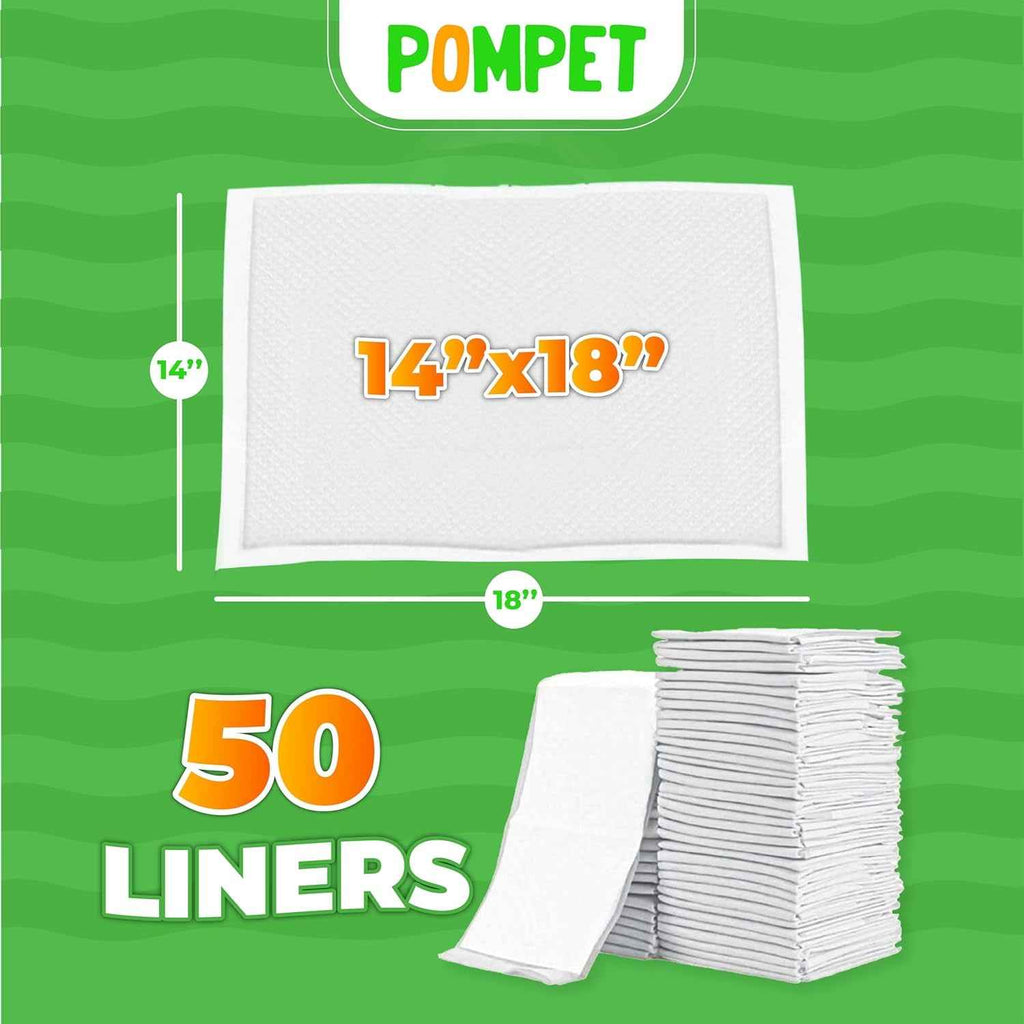 Guinea Pig Cage Liners – 50 Pack, 14x18 Absorbent