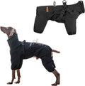 Waterproof 4-Leg Dog Raincoat with Harness, S–5XL