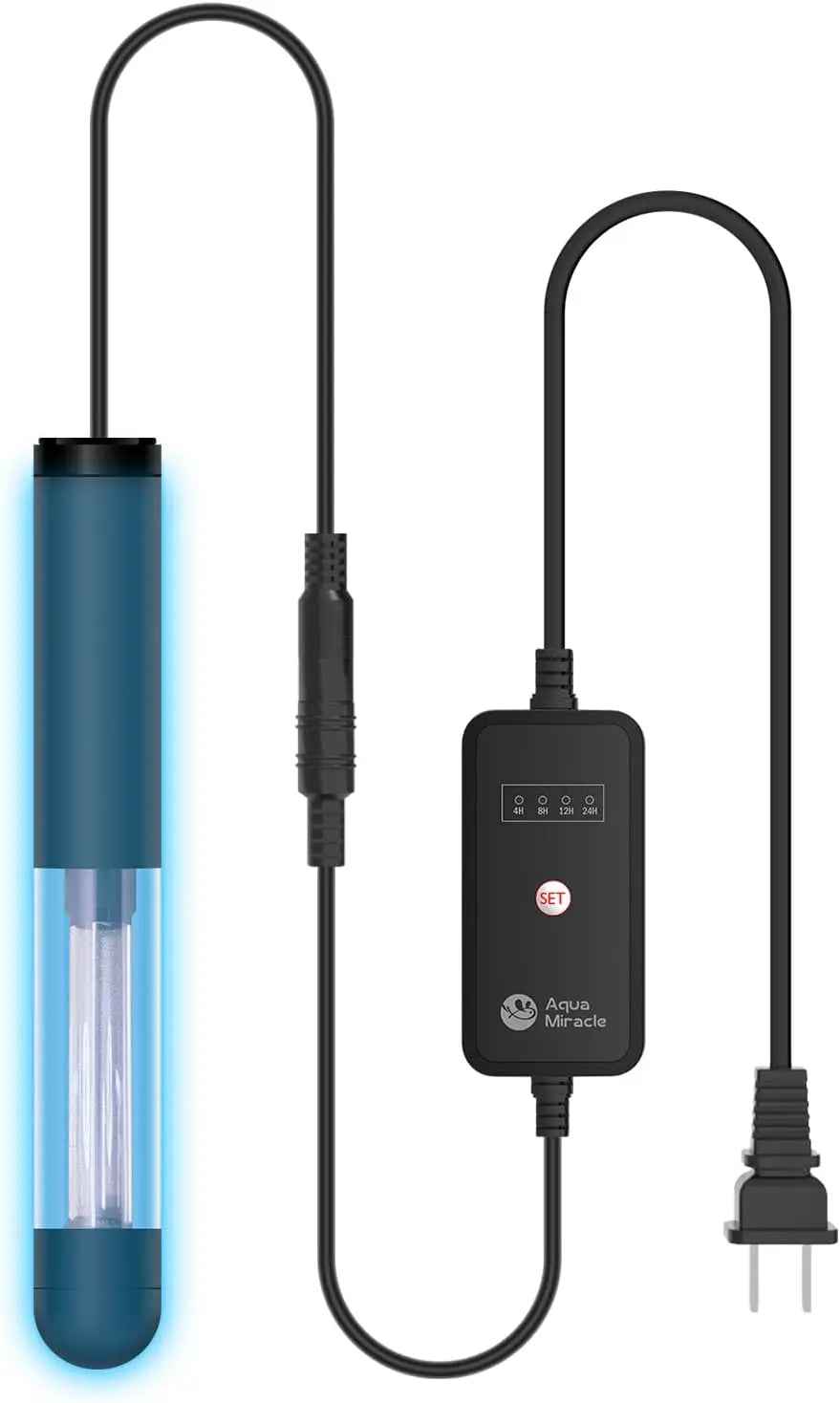 8W Aquarium Filter UV Light Bulb Timer SV Fish Tank