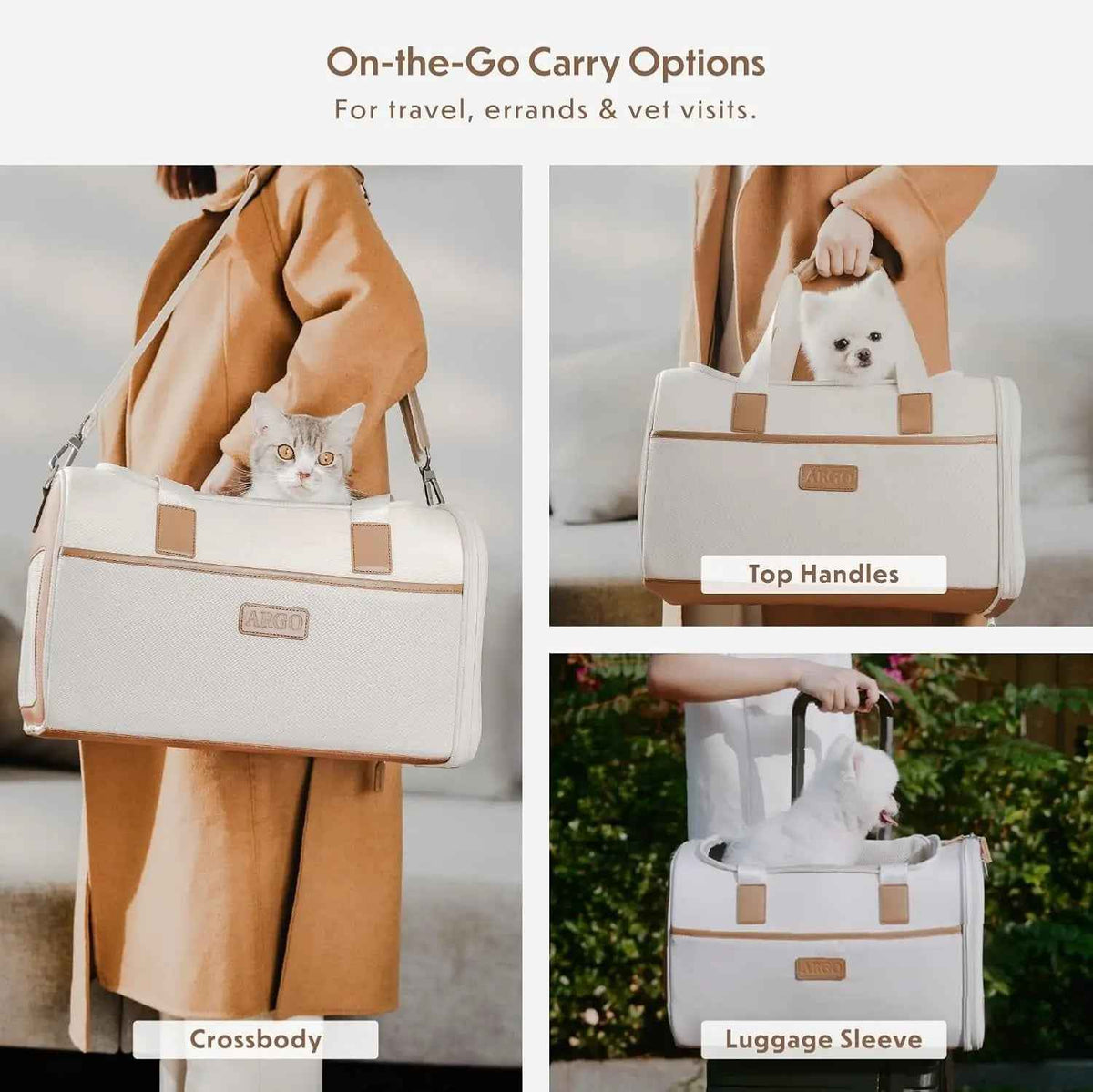 Airline-Approved Pet Carrier for Small Dogs & Cats