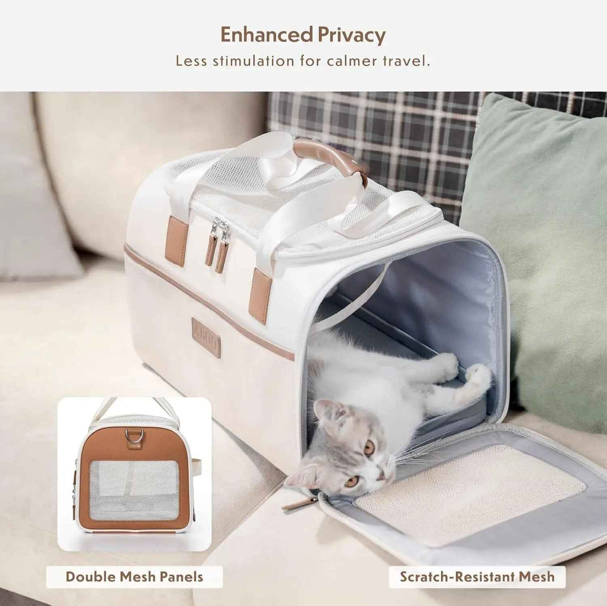 Airline-Approved Pet Carrier for Small Dogs & Cats