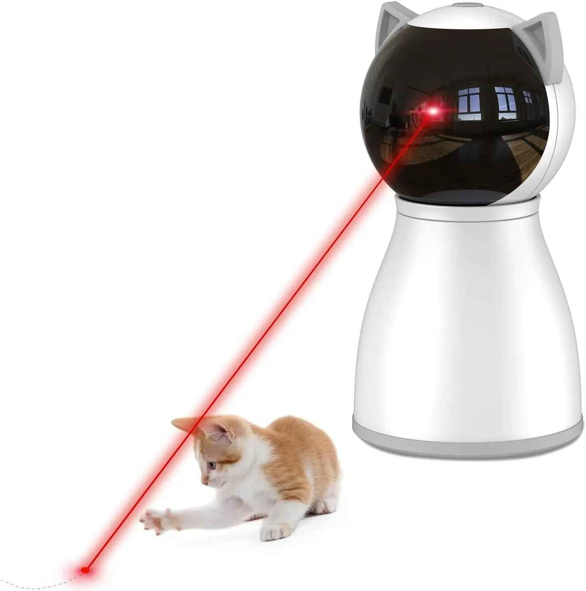 Automatic Cat Laser Toy, Motion-Activated & Rechargeable