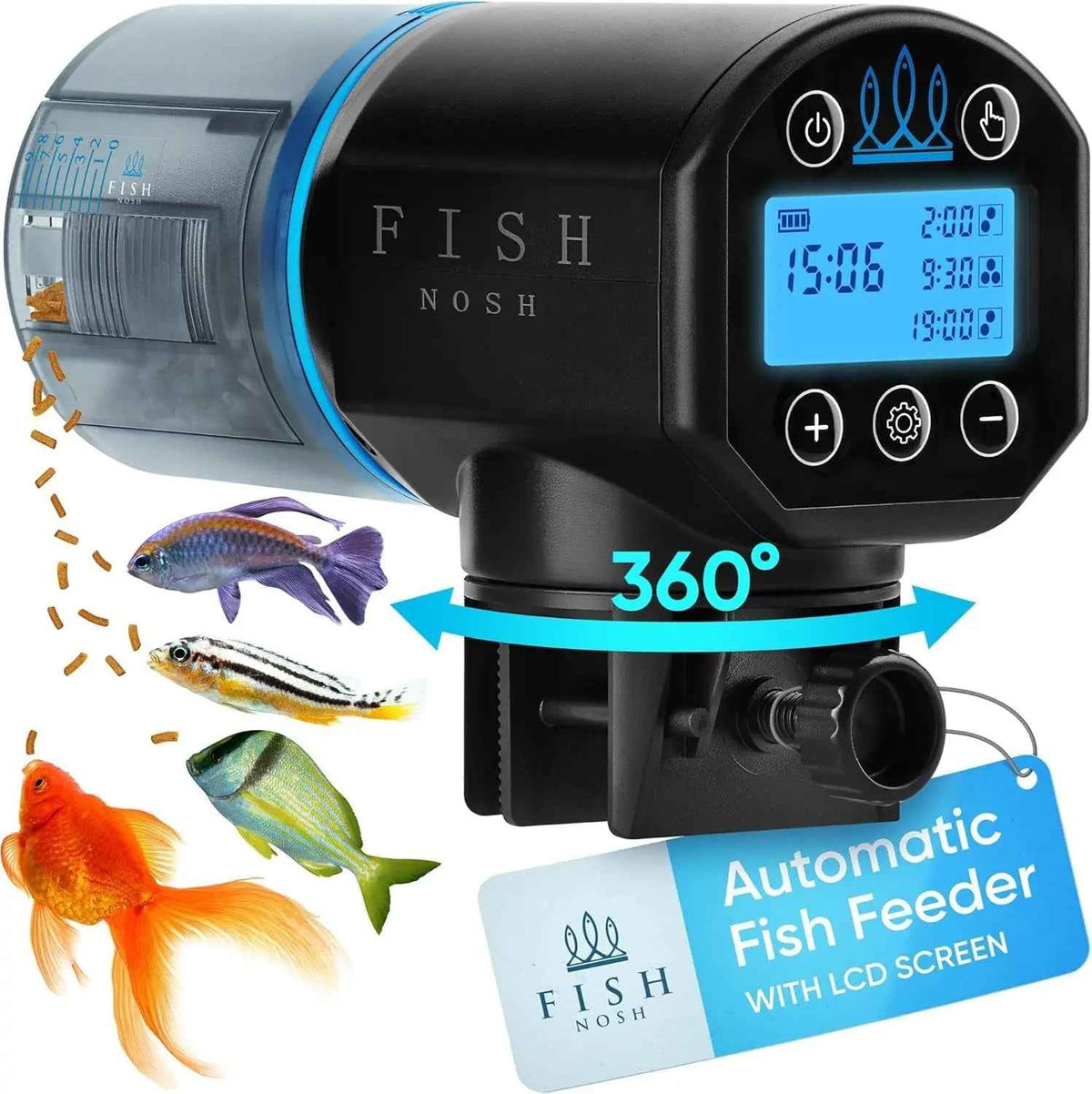 Automatic Fish Feeder with Timer Programmable Food Dispenser