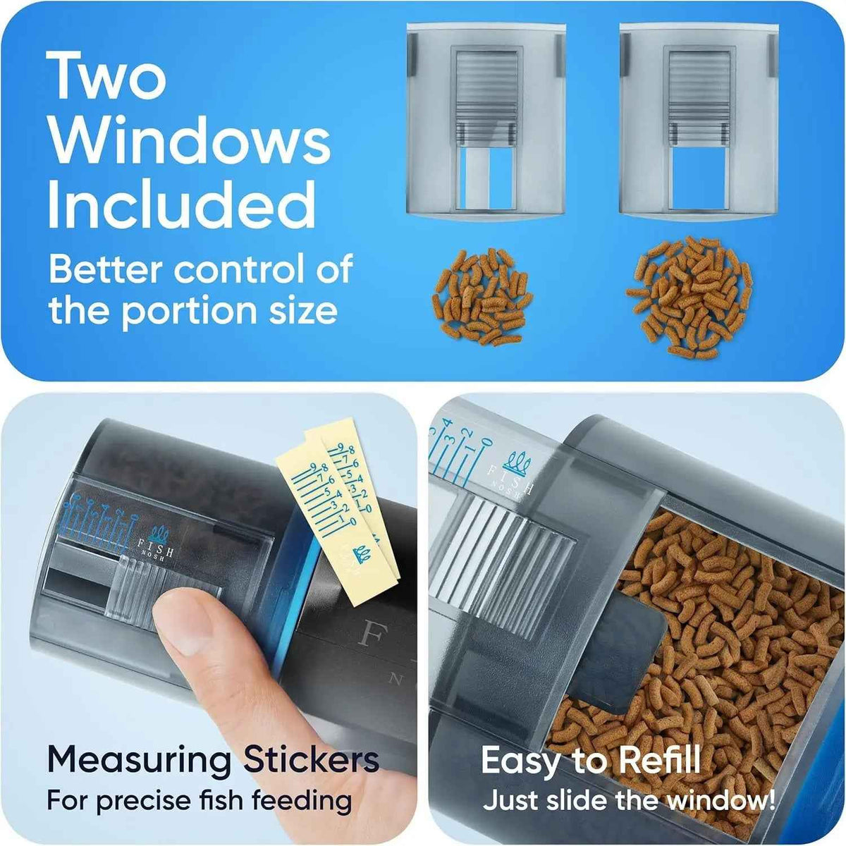 Automatic Fish Feeder with Timer Programmable Food Dispenser