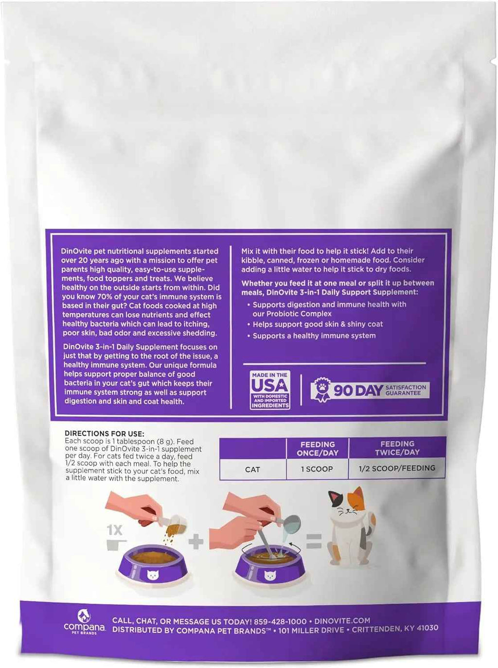 Cat Multivitamin with Probiotics & Omega 3