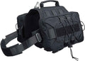 Tactical Dog Backpack Saddle Bag 900D Nylon for Hiking
