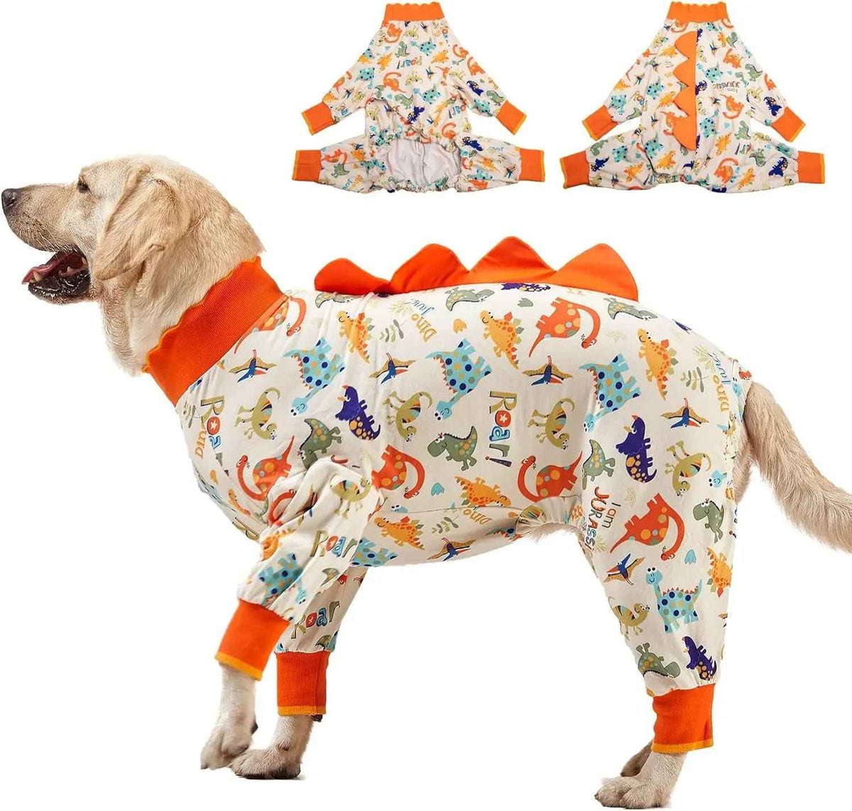 Jurassic Dog Recovery Onesie Pajamas for Medium & Large Dogs