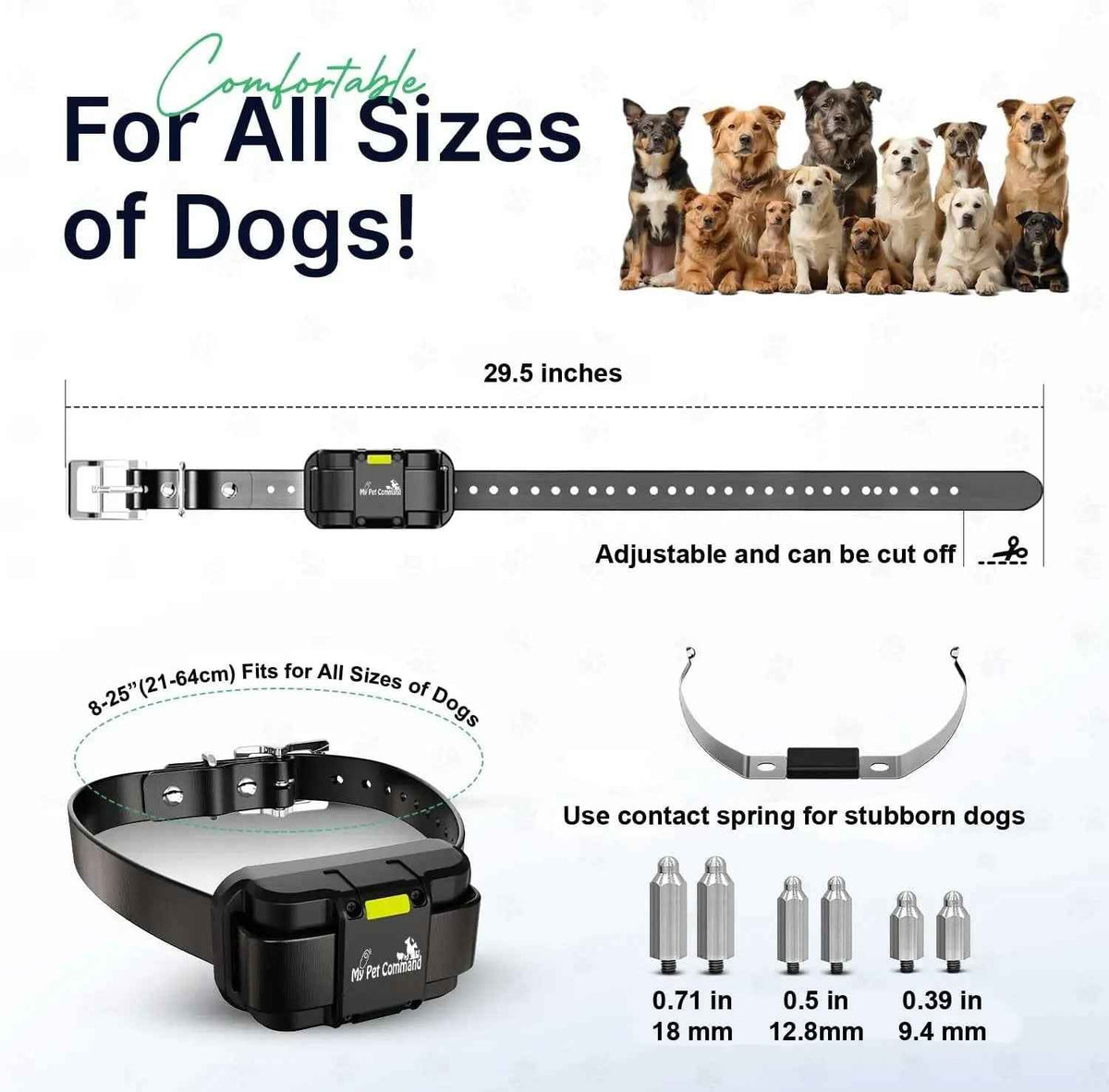 My Pet Command Training Collar – 1 Mile, 2-Dog Kit
