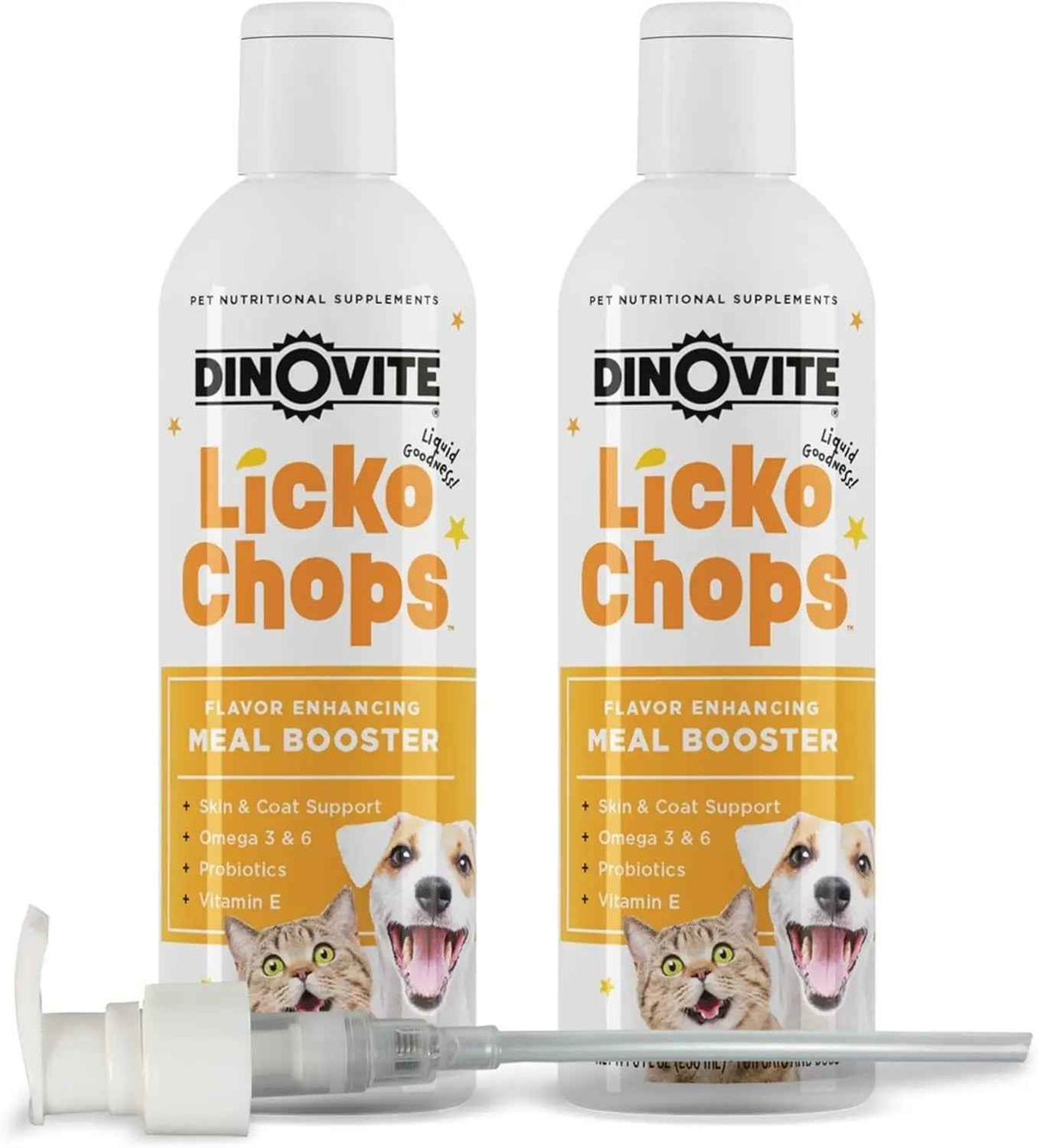 Dog & Cat Omega 3-6 Probiotics Skin & Coat 16oz Pump