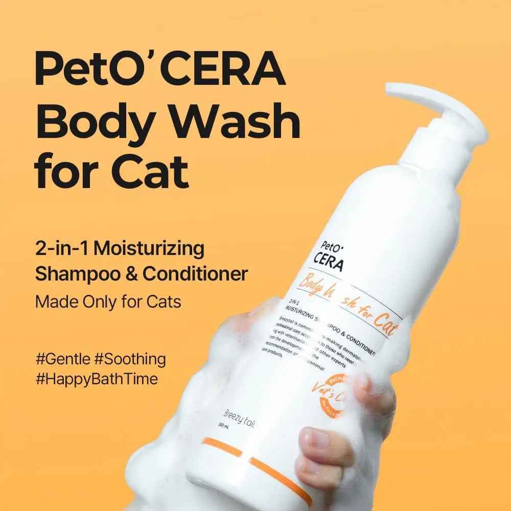 Hypoallergenic Cat Shampoo & Conditioner Set 10oz