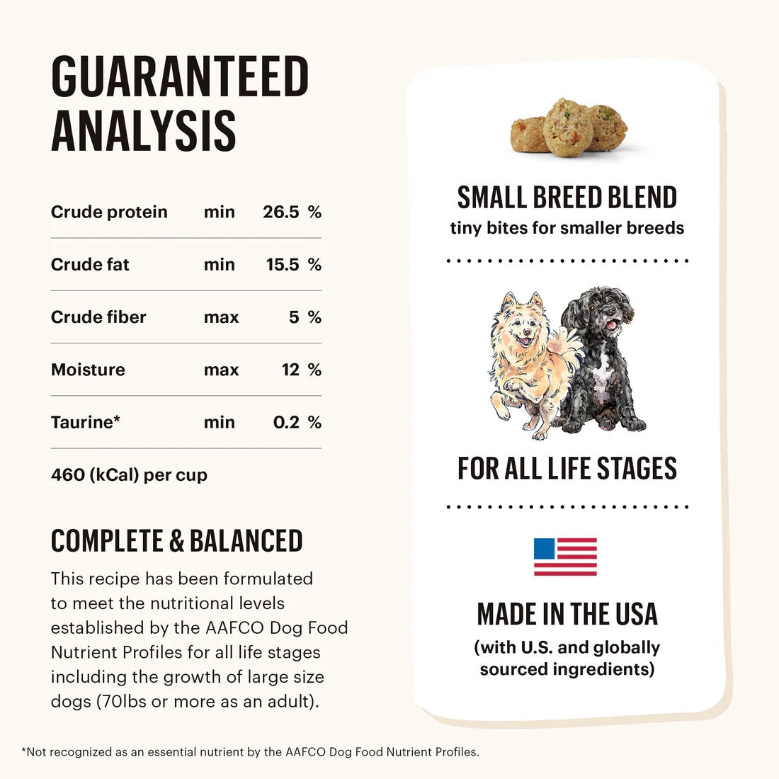 Honest Kitchen Clusters Small Breed Grain Free Chicken Dry Dog Food (4lb)