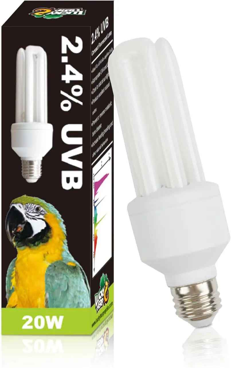 LUCKY HERP 20W UVA UVB Bird Bulb – Compact Fluorescent