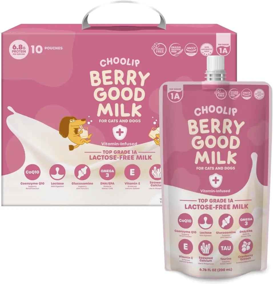 Lactose-Free Vitamin Milk for Cats & Dogs, 10-Pack
