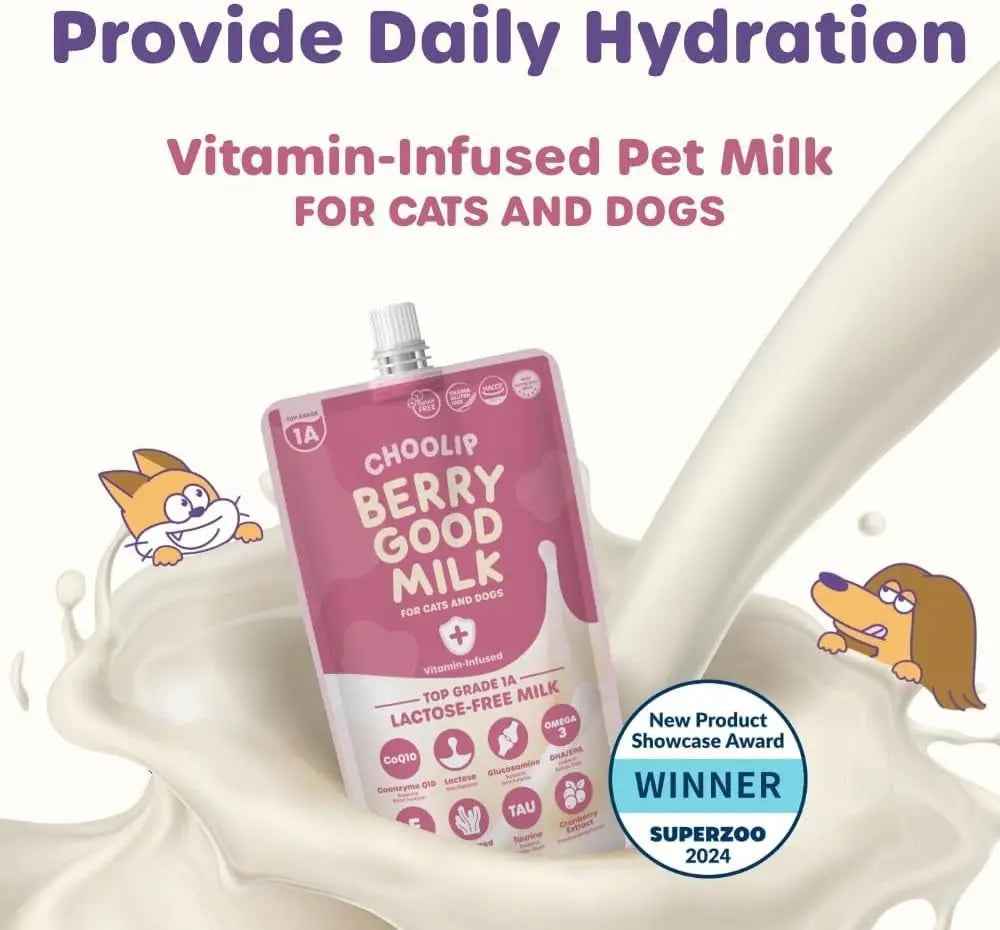 Lactose-Free Vitamin Milk for Cats & Dogs, 10-Pack