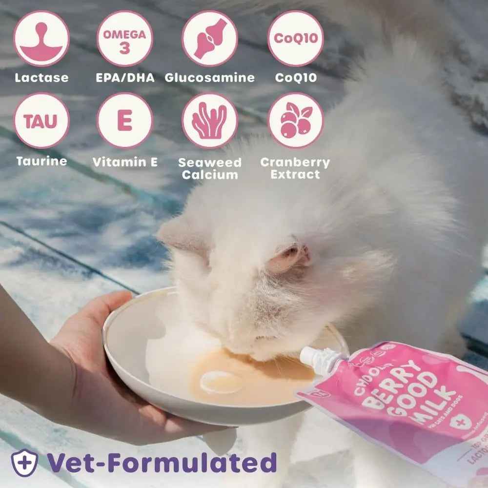 Lactose-Free Vitamin Milk for Cats & Dogs, 10-Pack
