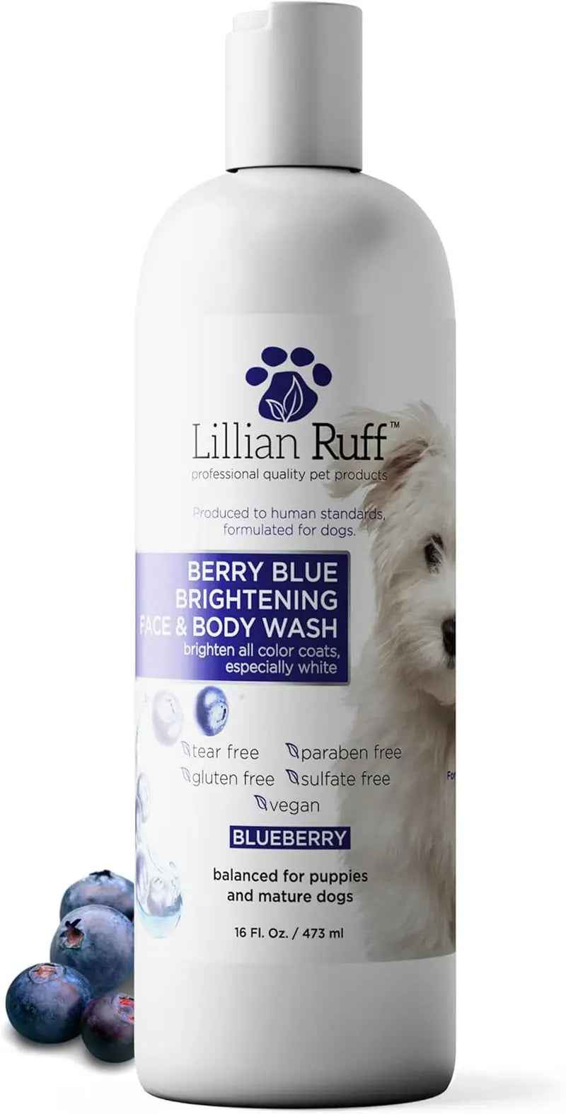 Lillian Ruff Berry Blue Brightening Dog Shampoo Set