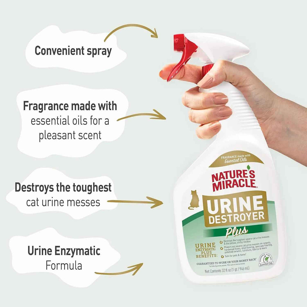 Nature's Miracle Urine Destroyer Plus Cat, 32 oz