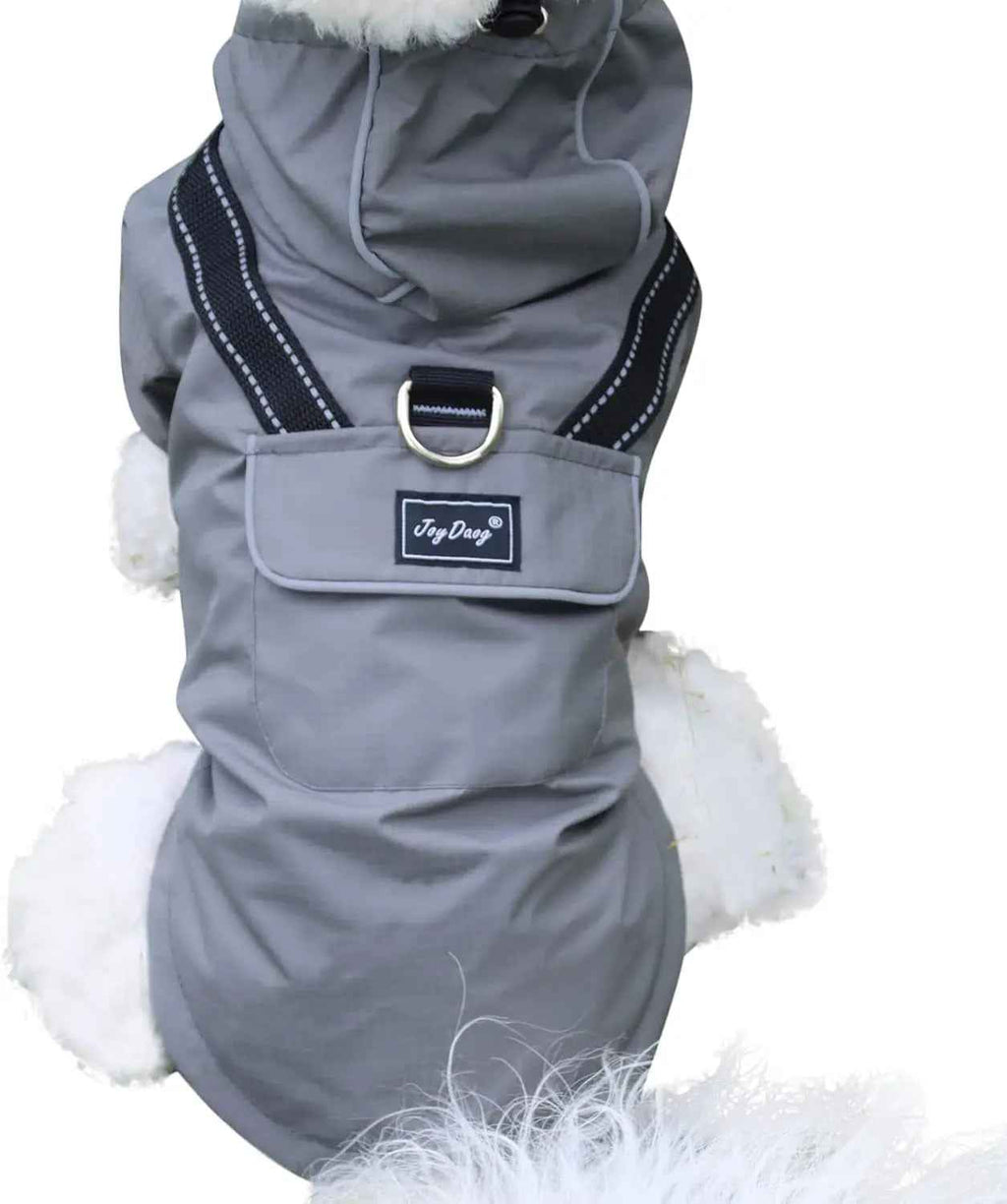 Waterproof Dog Raincoat with Hood – Reflective, 4 Colors