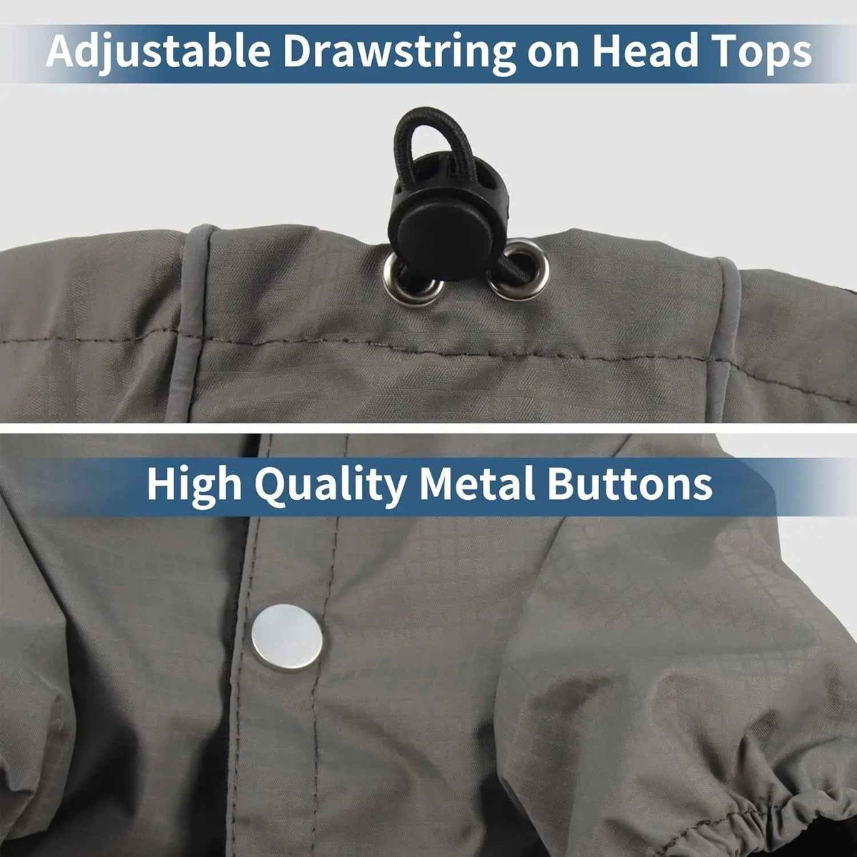 Waterproof Dog Raincoat with Hood – Reflective, 4 Colors