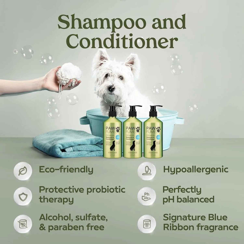 Pawfume Dog Spa Gift Basket – 6-Piece Grooming Set