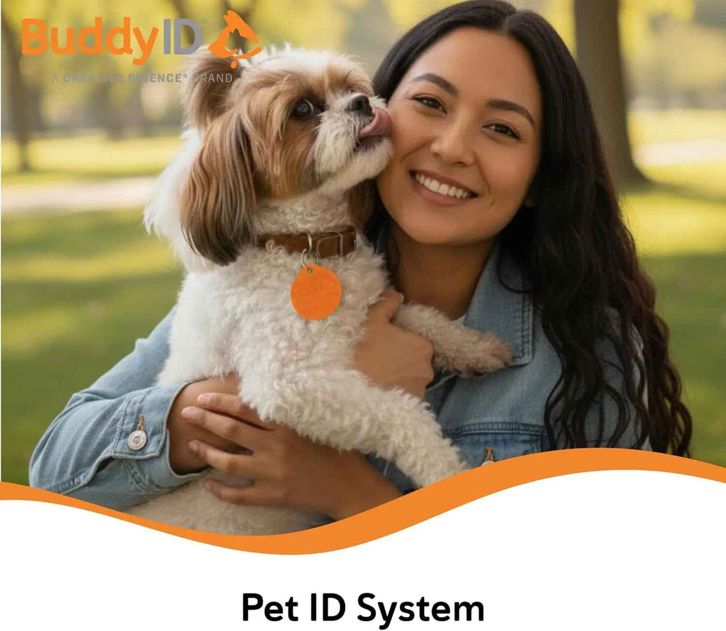 Pet Microchip + QR Collar Tag with Lifetime Registration