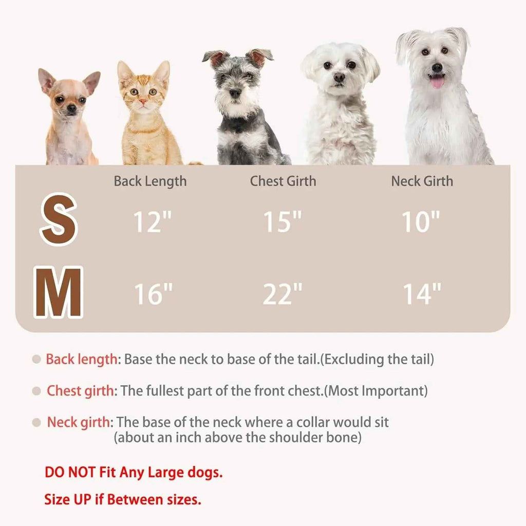 Plaid Dog Polo Shirt for Small & Medium Dogs and Cats