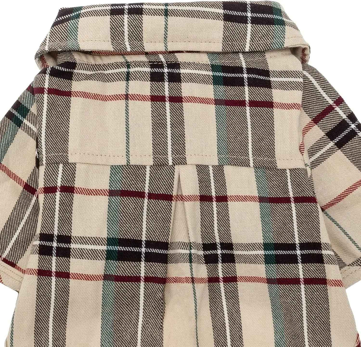 Plaid Dog Polo Shirt for Small & Medium Dogs and Cats