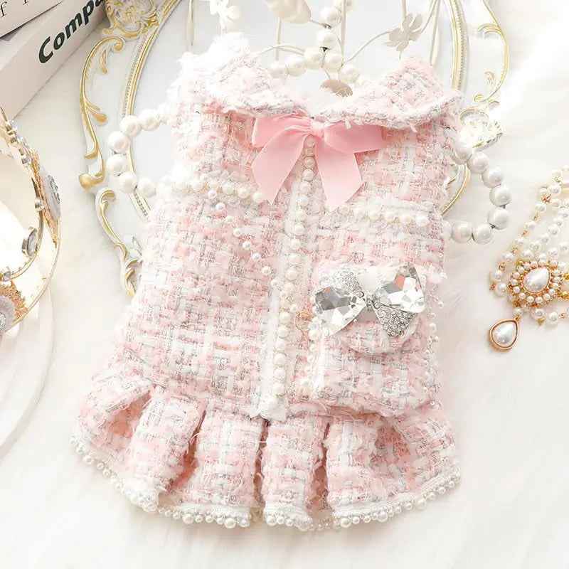 Princess Dog Dress – Lolita Tweed Coat Outfit