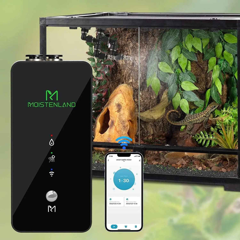 Reptile Misting System with Timer & Two Adjustable Nozzles
