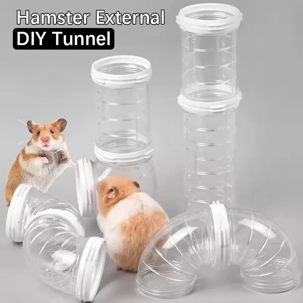 Hamster Cage Renovation External Pipeline Accessories DIY Set Pipeline Tunnel Small Pet Supplies Toy