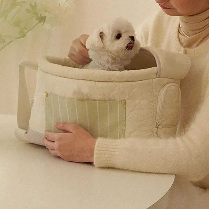 Cat Carrier Slings Soft Puppy Carrying Bag  Up To 12 Lbs for Outdoor Travel Pet Boby Holder Hands Free for Small Dogs Kittens