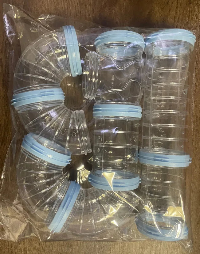 Hamster Cage Renovation External Pipeline Accessories DIY Set Pipeline Tunnel Small Pet Supplies Toy
