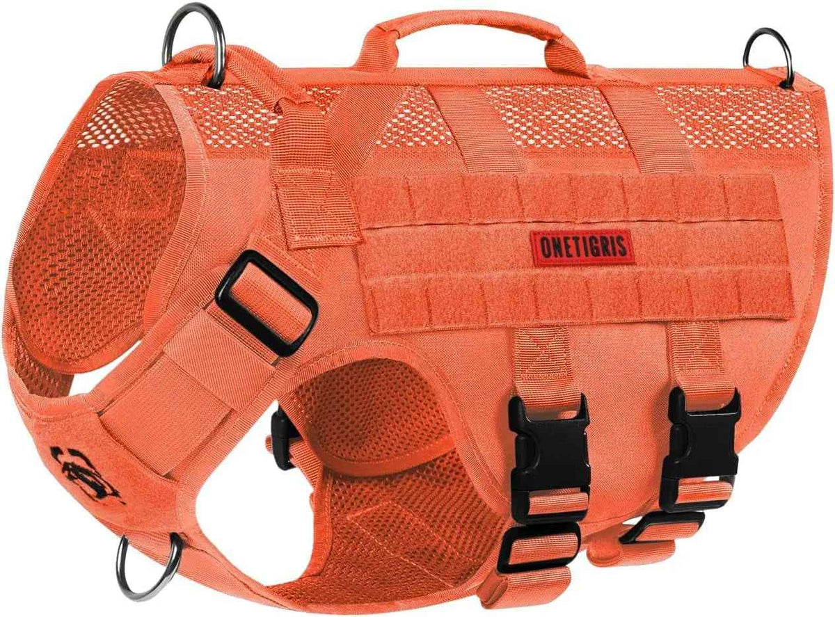 1000D Nylon Tactical Dog Harness – Dual Grab Handles