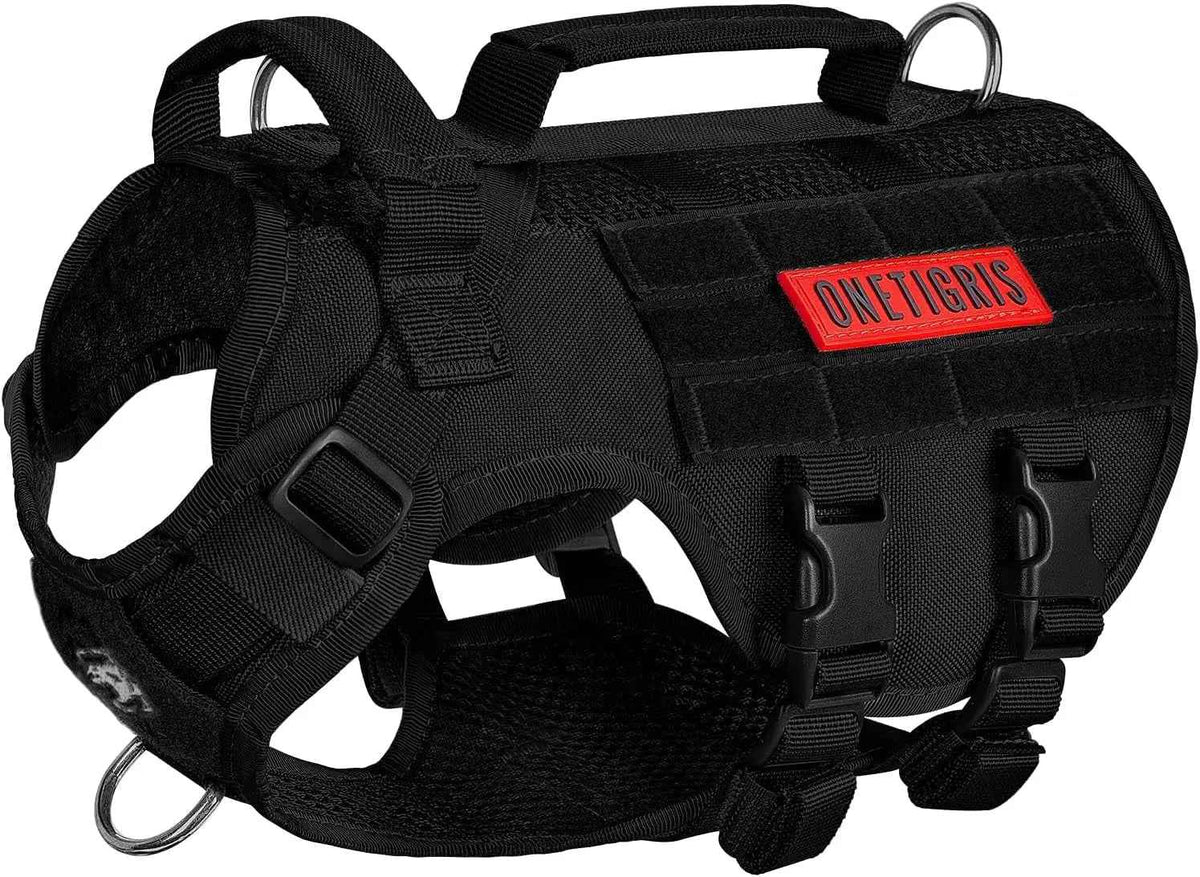 1000D Nylon Tactical Dog Harness – Dual Grab Handles