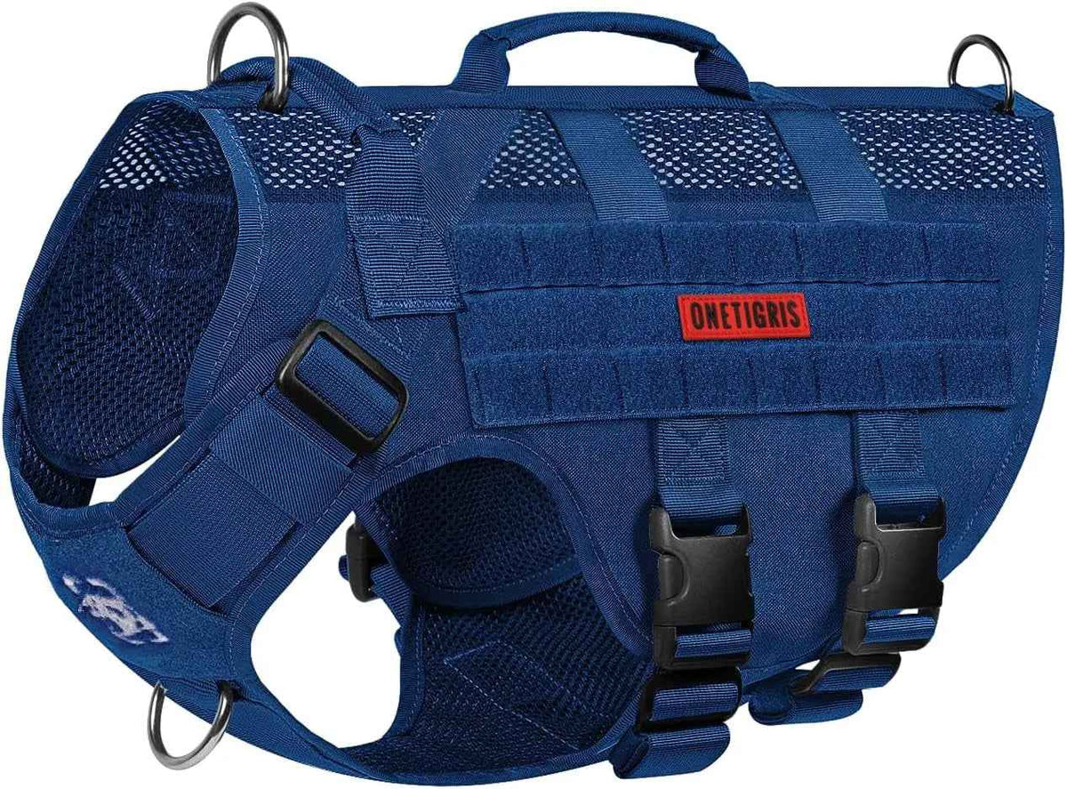 1000D Nylon Tactical Dog Harness – Dual Grab Handles